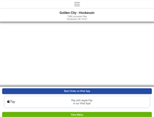 Tablet Screenshot of goldencityhockessin.com